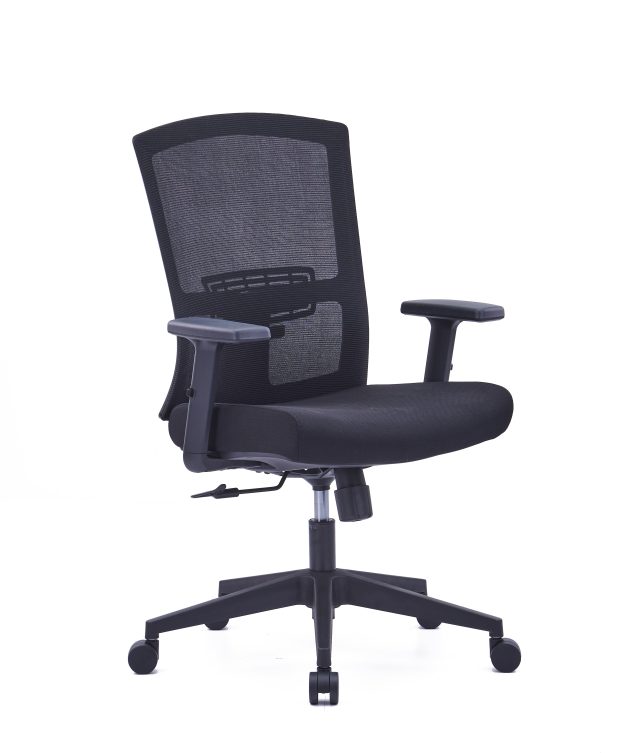 Ergonomic Mesh Office Chair – High Back, Low Back & Visitor Options (Black & Grey)