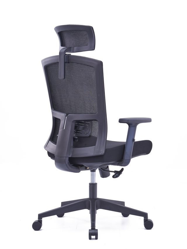 Ergonomic Mesh Office Chair – High Back, Low Back & Visitor Options (Black & Grey)