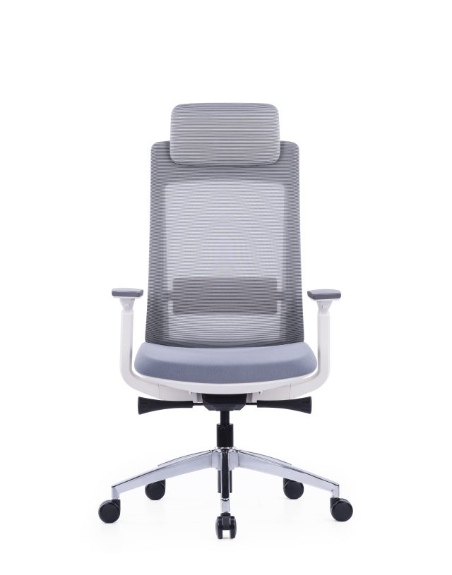 Ergonomic Black Frame Office Mesh Chair | Black | Grey