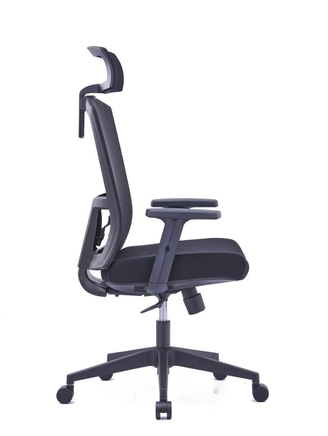 Ergonomic Mesh Office Chair – High Back, Low Back & Visitor Options (Black & Grey)