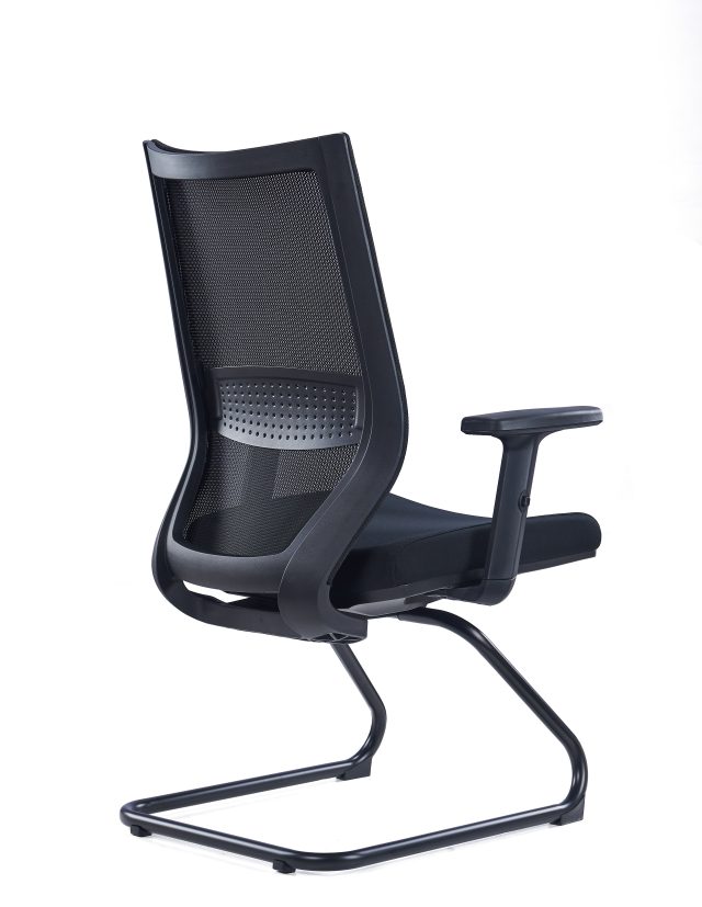 Office Mesh Chair with Adjustable Headrest & Lumbar Support| Black, Blue