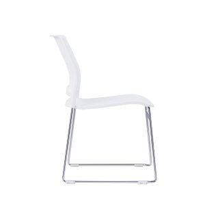 White Affordable Chair For Study Room | Dining Room | Pantry | Stackable chair