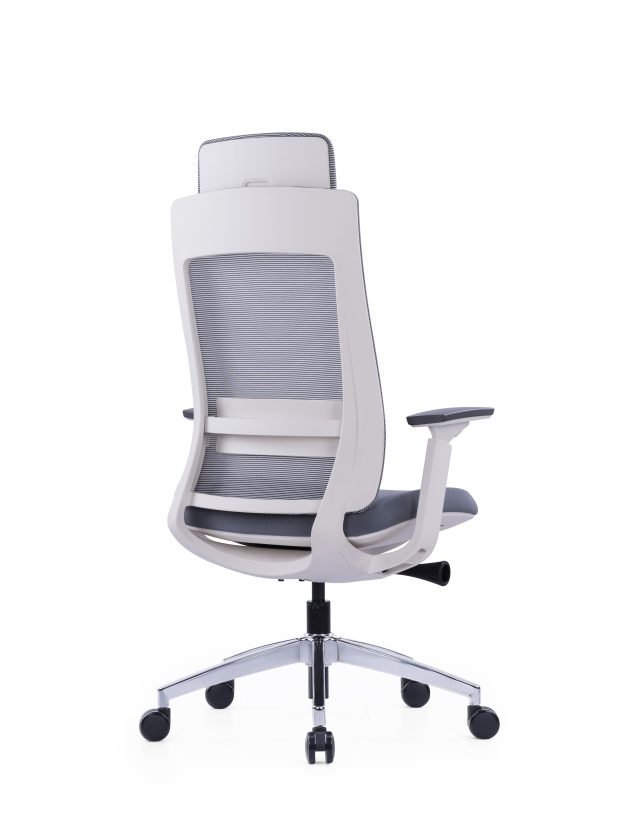 Ergonomic Black Frame Office Mesh Chair | Black | Grey