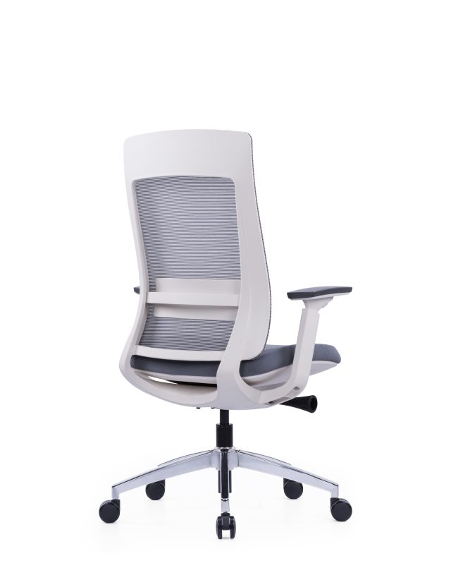 Ergonomic Black Frame Office Mesh Chair | Black | Grey