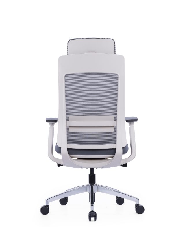 Ergonomic Black Frame Office Mesh Chair | Black | Grey