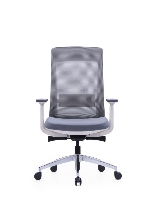 Ergonomic Black Frame Office Mesh Chair | Black | Grey