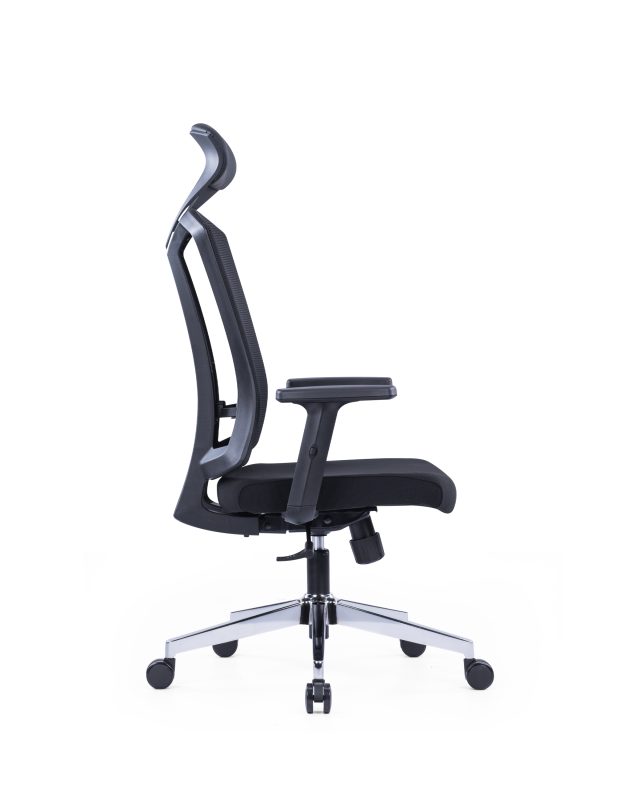 High Back | Low Back | Office Chair, Adjustable Lumbar Support & Chrome Base