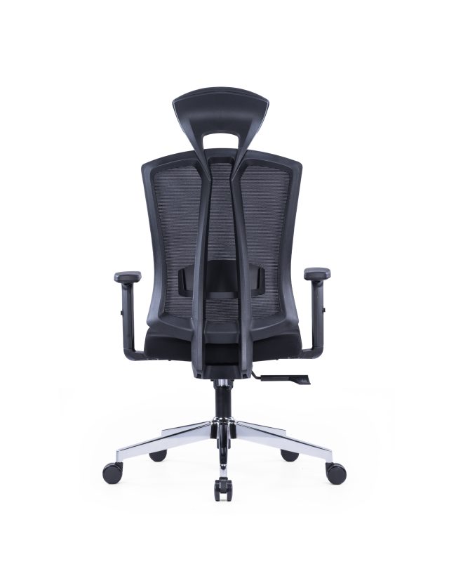 High Back | Low Back | Office Chair, Adjustable Lumbar Support & Chrome Base