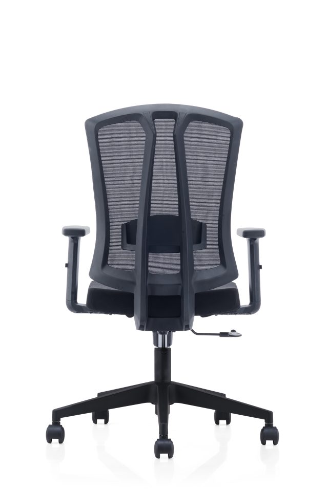 Mesh Office Chair with Fixed Headrest(for highback) & Adjustable Lumbar Support