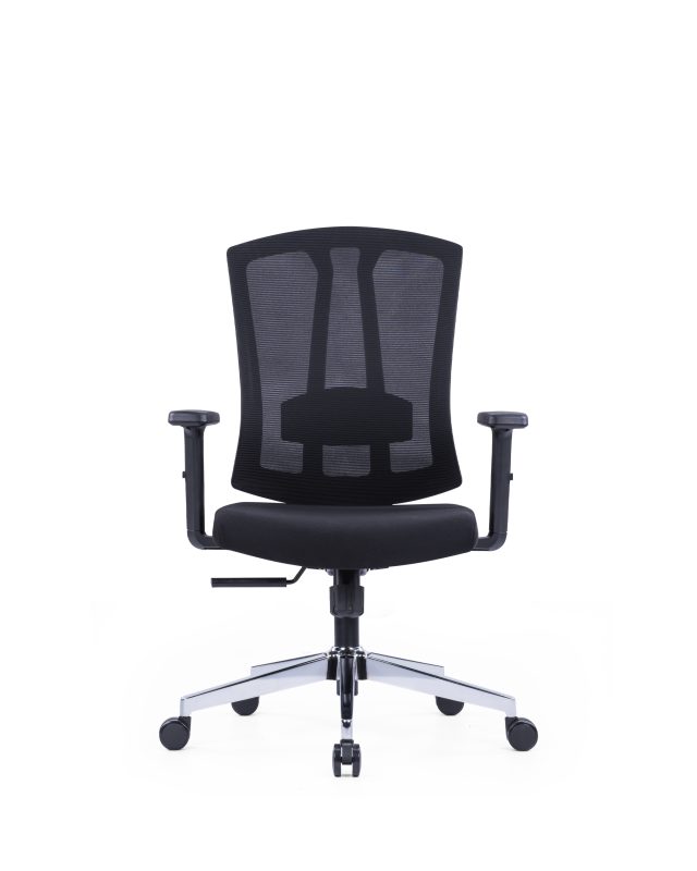 High Back | Low Back | Office Chair, Adjustable Lumbar Support & Chrome Base