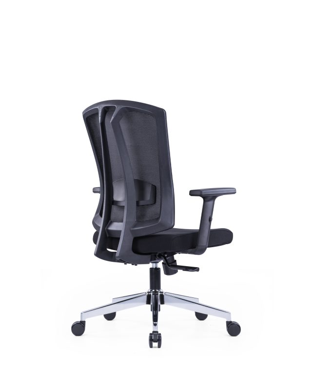 High Back | Low Back | Office Chair, Adjustable Lumbar Support & Chrome Base