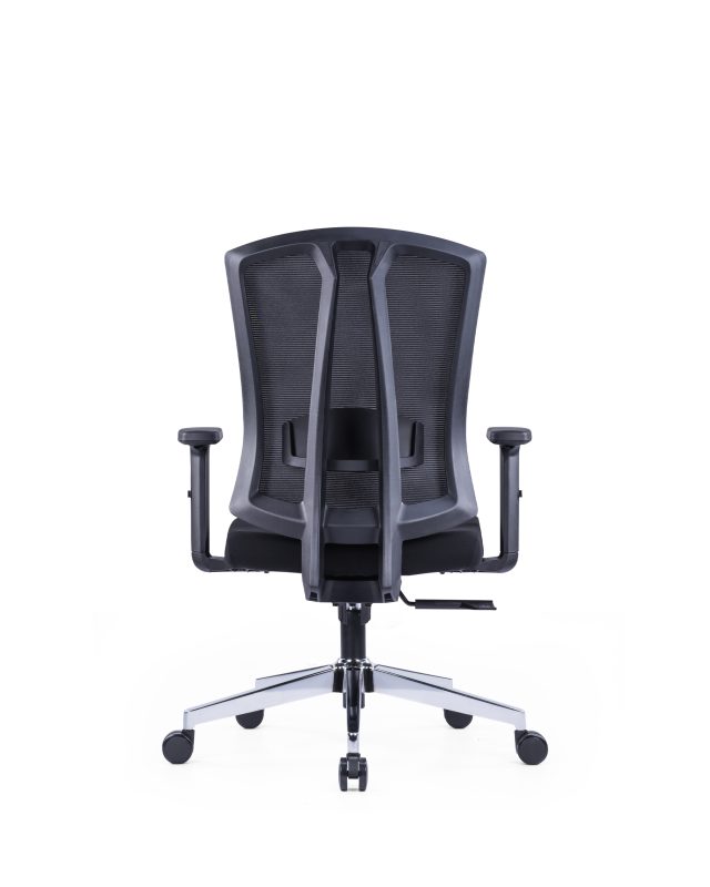 High Back | Low Back | Office Chair, Adjustable Lumbar Support & Chrome Base