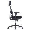 Ergonomic Black Mesh Office Chair – High Back | Low Back | Visitor Options | Lumbar Support | Molded Foam for Prolonged comfort |Black | Grey