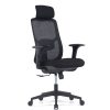 Ergonomic Black Mesh Office Chair – High Back | Low Back | Visitor Options | Lumbar Support | Molded Foam for Prolonged comfort |Black | Grey