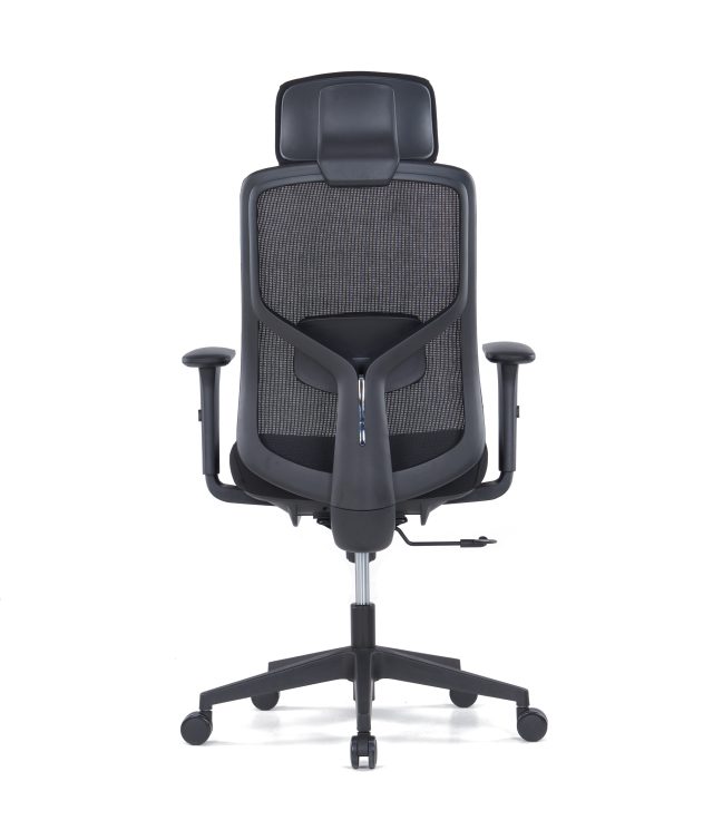 Ergonomic Black Mesh Office Chair – High Back | Low Back | Visitor Options | Lumbar Support | Molded Foam for Prolonged comfort |Black | Grey