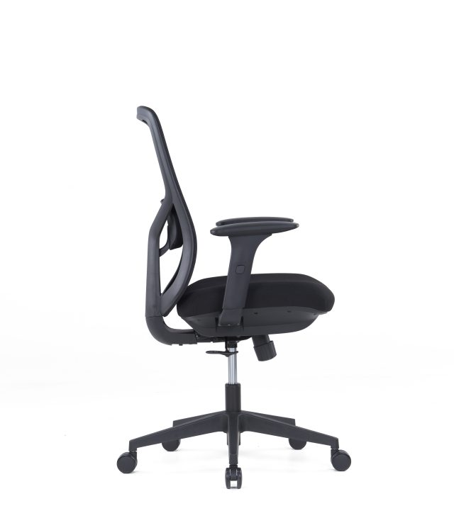 Ergonomic Black Mesh Office Chair – High Back | Low Back | Visitor Options | Lumbar Support | Molded Foam for Prolonged comfort |Black | Grey