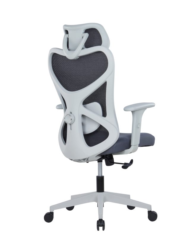 Ergonomic Executive Chair – 2D Headrest, Adjustable Lumbar & Synchro Tilt