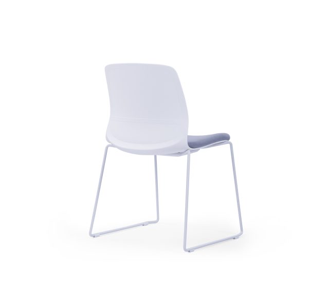 Modern Study Chair, Minimal Chair, White Chair