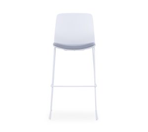 White Pantry Chair, High Chair, Bar Stool