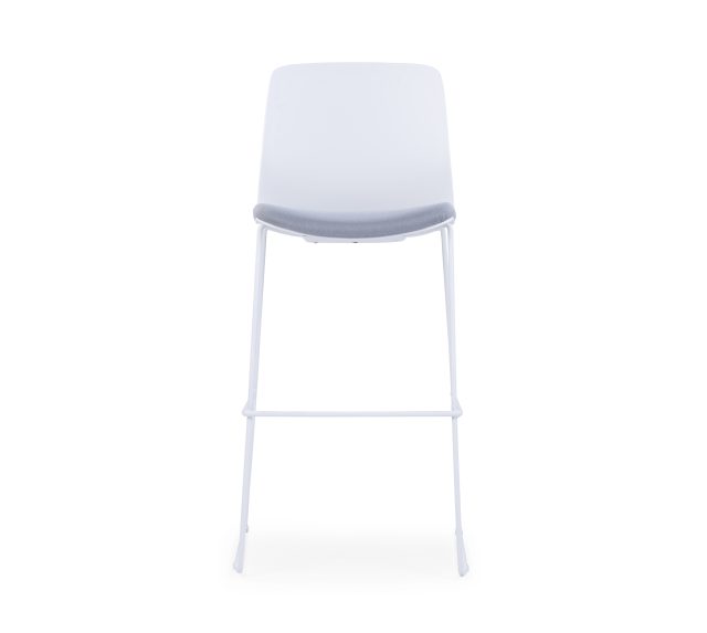 White Pantry Chair, High Chair, Bar Stool