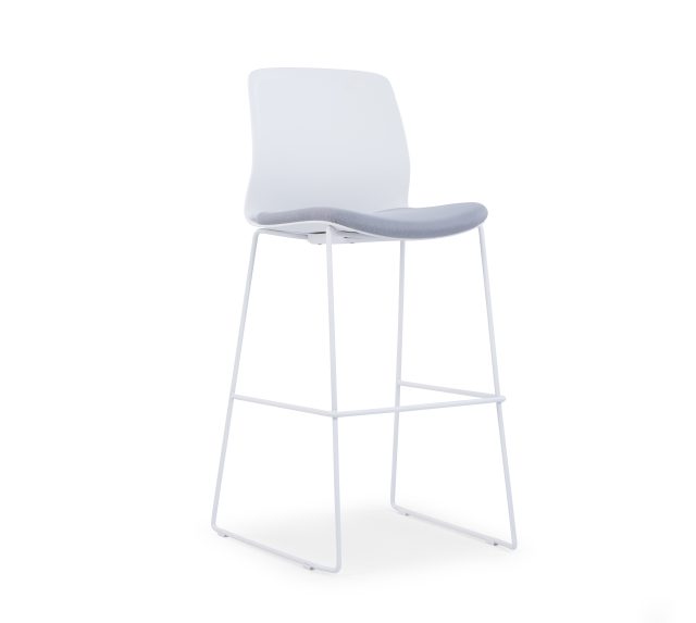 High Bar Chair White