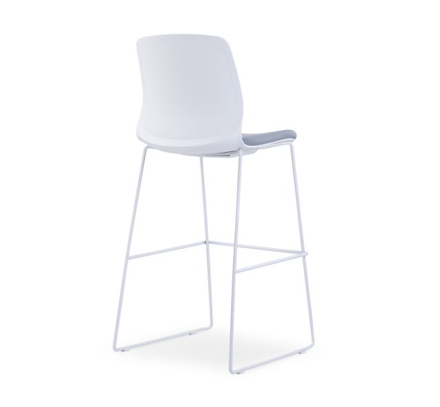 White Bar Chair, Pantry Chair, High Chair