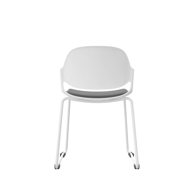 Training Room Chair- White Gray