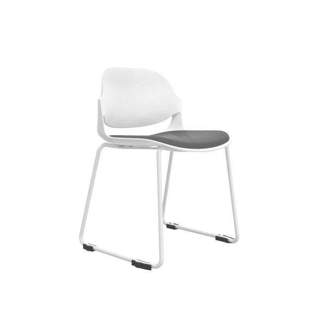 Training Room Chair - White Gray