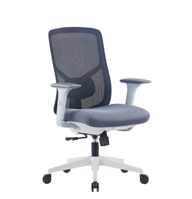 Ergonomic Black Mesh Office Chair – High Back | Low Back | Visitor Options | Lumbar Support | Molded Foam for Prolonged comfort |Black | Grey