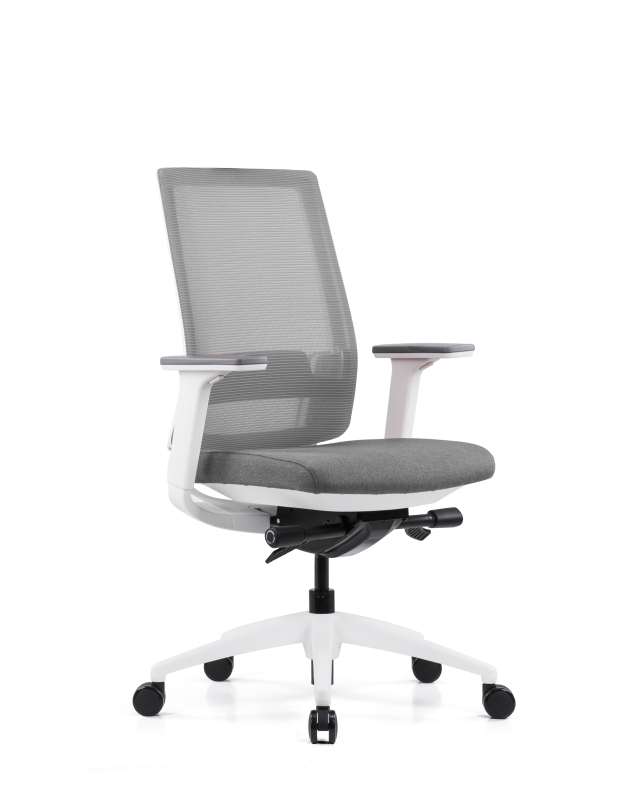 Modern Black Office Mesh Chair with Adjustable Headrest(High Back) & 3D Armrests